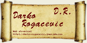 Darko Rogačević vizit kartica